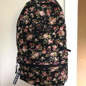 Vans floral backpack NWOT